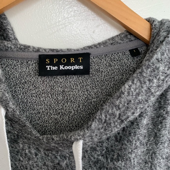 The Kooples soft fleece hoodie with lace, size 1 - Picture 3 of 6